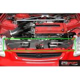 OtoSport Honda Civic 1 Vtec Radyatör Üst Koruma Fiberglass Boyasız