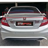 OtoSport Honda Civic Fb7 Ayaklı Işıksız Spoyler Fiberglass Boyasız