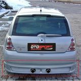 OtoSport Renault Clio 2 Hb Arka Tampon Eki Fiberglass Boyasız