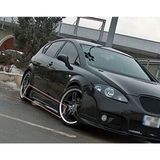 OtoSport Seat Leon 2 Geniş Marşpiyel Sağ Sol Takım Fiberglass Boyasız