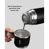 OtoTech 500 ml Vakumlu Termos – Çift Kat Paslanmaz Çelik, Sızdırmaz Kapağıyla Sıcak ve Soğuk Içe - Çok Renkli