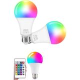 OtoTech Ayarlanabilir Parlaklık Rgb LED Ampul Beyaz Lamba ve Renkli Ampul - Çok Renkli - 1 GB