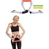 OtoTech Direnç Bantlı Kol Göğüs Omuz Egzersiz Aleti Evde Fitness Seti - Çok Renkli