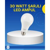OtoTech Ev ve Iş Yeri Için Şarjlı LED Ampul - Çok Renkli
