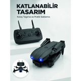 OtoTech Katlanabilir Kamera Drone 4K Hd Görüntü, Hover Özelliği ve Uzaktan Kumanda - Çok Renkli