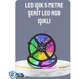 OtoTech Kumandalı 5 Metre Şerit LED Dekoratif Aydınlatma - Çok Renkli