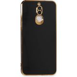 OtoTech Mey Ithalat® Huawei Mate 10 Lite Kılıf Volet Silikon - Siyah - Çok Renkli