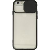 OtoTech Mey Ithalat® iPhone 6 Plus Kılıf Palm Buzlu Kamera Sürgülü Silikon - Siyah - Çok Renkli