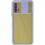 OtoTech Mey Ithalat® Redmi 9t Kılıf Palm Buzlu Kamera Sürgülü Silikon - Lila - Çok Renkli
