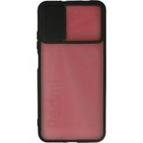 OtoTech Mey Ithalat® Redmi 9t Kılıf Palm Buzlu Kamera Sürgülü Silikon - Siyah - Çok Renkli