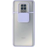 OtoTech Mey Ithalat® Redmi Note 9 Pro Kılıf Palm Buzlu Kamera Sürgülü Silikon - Lila - Çok Renkli