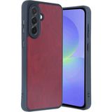 OtoTech Mey Ithalat® Samsung Galaxy A35 5g Kılıf Aras Deri Kapak - Bordo - Çok Renkli