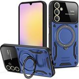 OtoTech Mey Ithalat® Samsung Galaxy A35 5g Kılıf Joy Lens Standlı Kapak - Lacivert - Çok Renkli