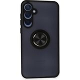 OtoTech Mey Ithalat® Samsung Galaxy A35 5g Kılıf Montreal Yüzüklü Silikon Kapak - Siyah - Çok Renkli