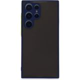 OtoTech Mey Ithalat® Samsung Galaxy S22 Ultra Kılıf Montreal Silikon Kapak - Lacivert - Çok Renkli