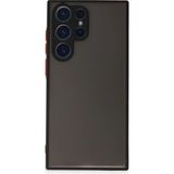 OtoTech Mey Ithalat® Samsung Galaxy S23 Ultra Kılıf Montreal Silikon Kapak - Siyah - Çok Renkli