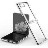 OtoTech Mey Ithalat® Samsung Galaxy Z Flip 4 Kılıf Fold Element Kapak - Gümüş - Çok Renkli