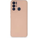 OtoTech Mey Ithalat® Tecno Pova Neo Kılıf Nano Içi Kadife Silikon - Pudra - Çok Renkli