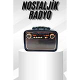 OtoTech Müzik Kutusu Bluetooth Bağlantılı El Fenerli Nostaljik Tasarım Radyo - Çok Renkli