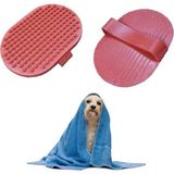 OtoTech Otetechparca® Ergonomik Masajlı Evcil Hayvan Kedi Köpek Yıkama Fırçası Aparatı - Renkli