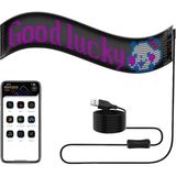 OtoTech Rgb LED Yazı Paneli Telefon Kontrollü Kayan Yazı Animasyonlu Ekran - Çok Renkli