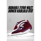 OtoTech Seramik Tabanlı Kırmızı 2200 Watt Şok Buharlı Ütü Yeni Nesil - Çok Renkli