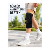 Ototech Sporcu Patella Dizliği Esnek Ligamentli Silikon Pedli Menisküs Diz Destek Bandajı