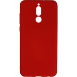 Ototechparca Huawei Mate 10 Lite Kılıf Nano Içi Kadife Silikon - Kırmızı - Çok Renkli