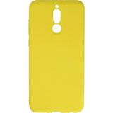 Ototechparca Huawei Mate 10 Lite Kılıf Nano Içi Kadife Silikon - Sarı - Çok Renkli