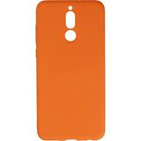 Ototechparca Huawei Mate 10 Lite Kılıf Nano Içi Kadife Silikon - Turuncu - Çok Renkli