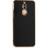 Ototechparca Huawei Mate 10 Lite Kılıf Volet Silikon - Siyah - Çok Renkli