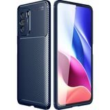 Ototechparca Poco F3 Kılıf Auto Focus Karbon Kapak - Lacivert - Çok Renkli