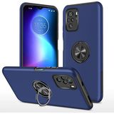 Ototechparca Poco F3 Kılıf Elit Yüzüklü Kapak - Lacivert - Çok Renkli