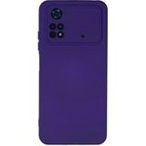Ototechparca Poco M4 Pro 4g Kılıf Nano Içi Kadife Silikon - Mor - Çok Renkli