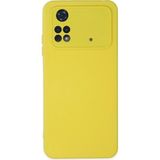 Ototechparca Poco M4 Pro 4g Kılıf Nano Içi Kadife Silikon - Sarı - Çok Renkli