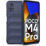 Ototechparca Poco M4 Pro 4g Kılıf Optimum Silikon - Lacivert - Çok Renkli