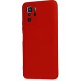 Ototechparca Poco X3 Gt Kılıf Nano Içi Kadife Silikon - Kırmızı - Çok Renkli