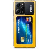 Ototechparca Poco X5 Pro 5g Kılıf Kart Şeffaf Silikon - Şeffaf - Çok Renkli