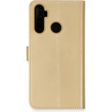 Ototechparca Realme 6i Kılıf Trend S Plus Kapaklı Kılıf - Gold - Çok Renkli