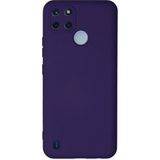 Ototechparca Realme C25Y Kılıf Nano Içi Kadife Silikon - Mor - Çok Renkli