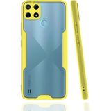 Ototechparca Realme C25Y Kılıf Platin Silikon - Sarı - Çok Renkli