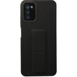 Ototechparca Samsung Galaxy A03S Kılıf Mega Standlı Silikon - Siyah - Çok Renkli