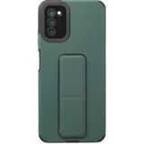 Ototechparca Samsung Galaxy A03S Kılıf Mega Standlı Silikon - Yeşil - Çok Renkli