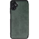 Ototechparca Samsung Galaxy A05 Kılıf Flip Cover - Koyu Yeşil - Çok Renkli