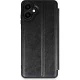 Ototechparca Samsung Galaxy A06 Kılıf Flip Cover - Siyah - Çok Renkli