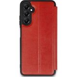 Ototechparca Samsung Galaxy A35 5g Kılıf Flip Cover - Kırmızı - Çok Renkli