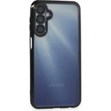 Ototechparca Samsung Galaxy A35 5g Kılıf Lensli Silikon - Siyah - Çok Renkli