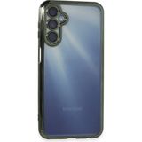 Ototechparca Samsung Galaxy A35 5g Kılıf Lensli Silikon - Yeşil - Çok Renkli