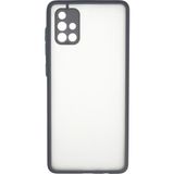 Ototechparca Samsung Galaxy A71 Kılıf Montreal Silikon Kapak - Gri - Çok Renkli