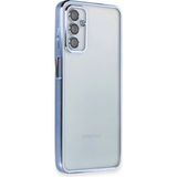 Ototechparca Samsung Galaxy M23 Kılıf Lensli Silikon - Açık Mavi - Çok Renkli